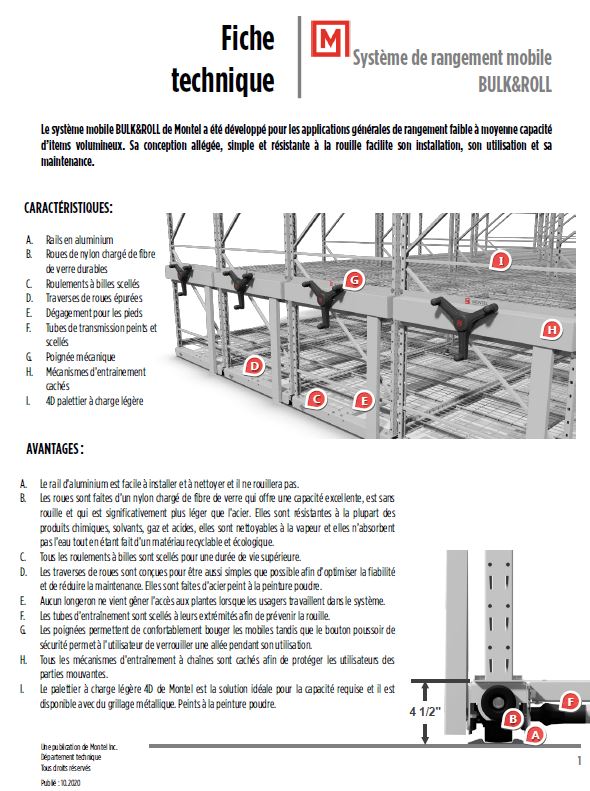 Document BULK&ROLL Fiche technique Bulk&Roll