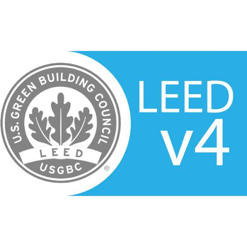 Logo LEED v4 du US Green Building Council.