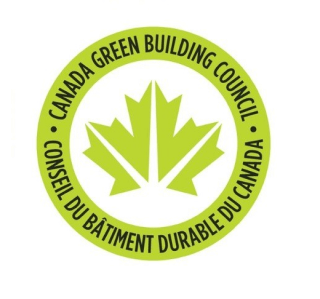 Logo du Conseil du b&#226;timent durable du Canada.