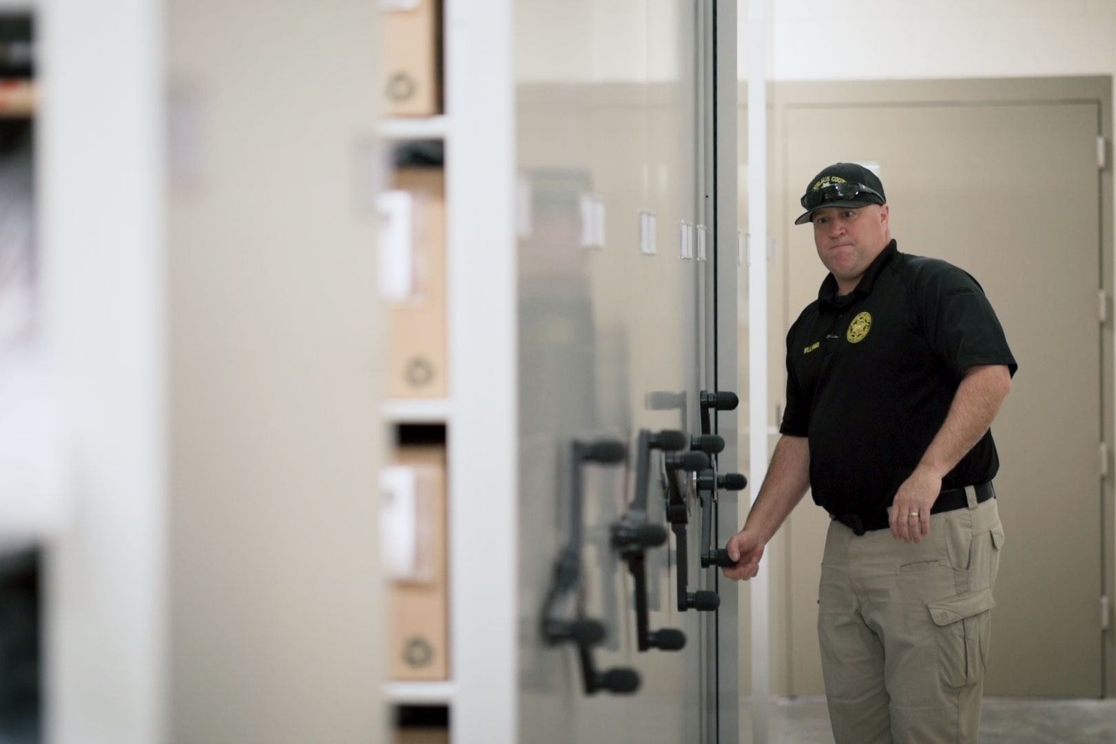 Storage for the Stanislaus County Sheriff&#39;s Department.