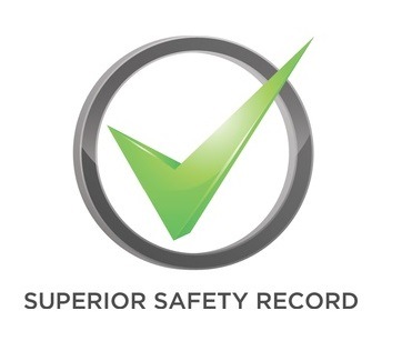 Check symbol representing a superior safety record.