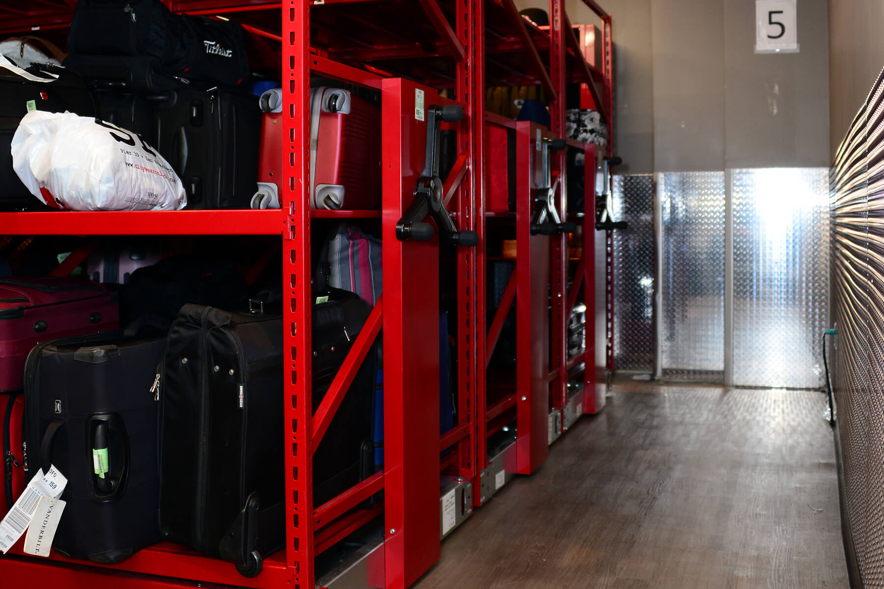 Storage system for Centennial College Library.
