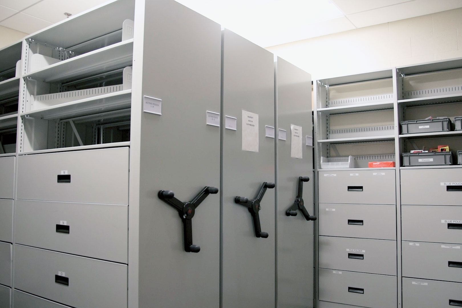 Storage for the Stanislaus County Sheriff's Department.