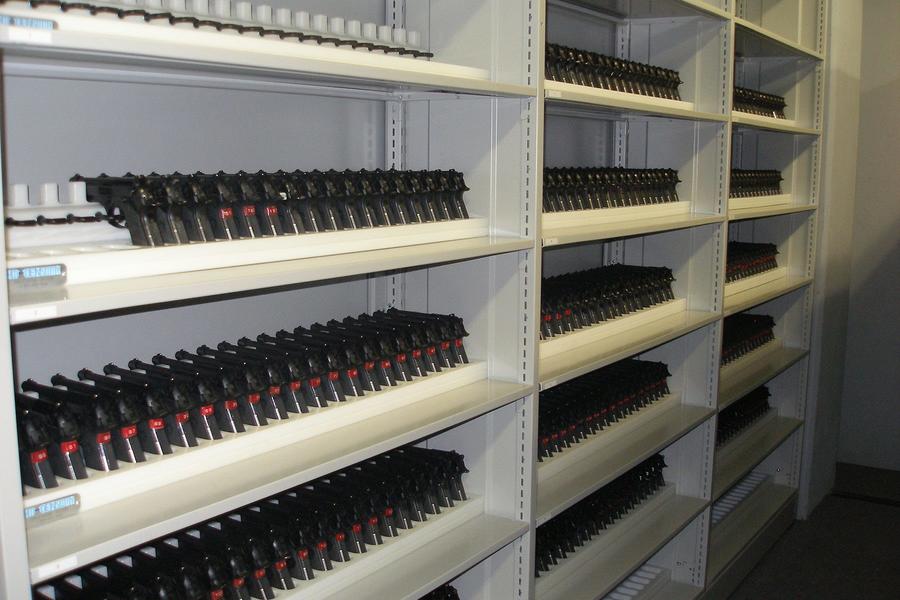 Storage solution for firearms, optimizing security and organization.